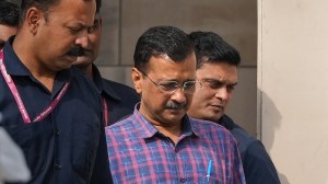 In this Thursday, March 28, 2024 file photo, Delhi Chief Minister and AAP Convenor Arvind Kejriwal leaves from the Rouse Avenue Court in the excise policy-linked money laundering case, in New Delhi. (PTI Photo)
